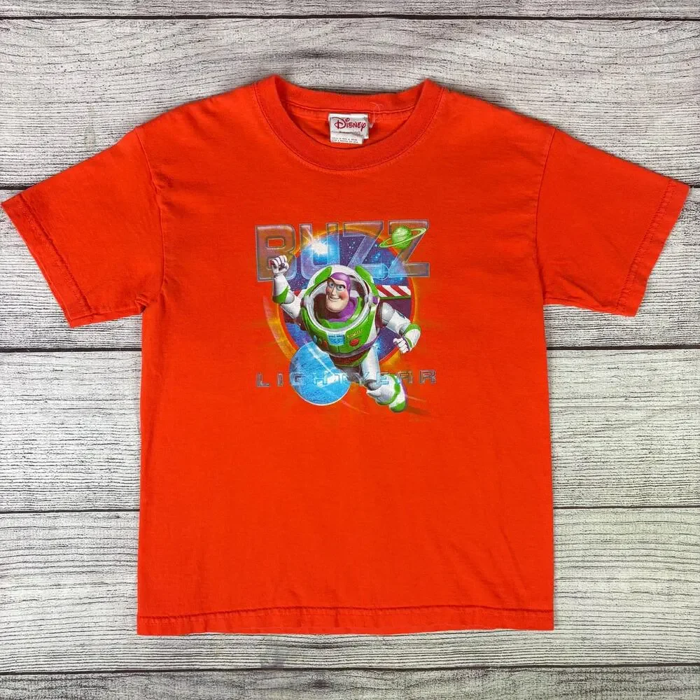 Vintage Disney Toy Story Buzz Lightyear Cartoon T-shirt